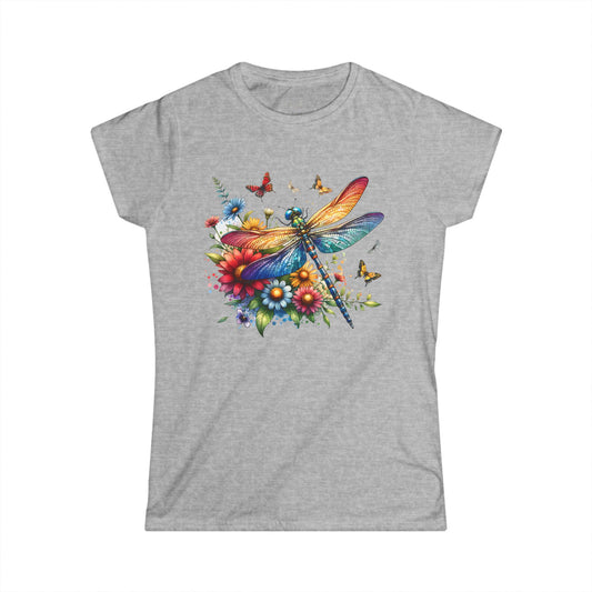 Dragonfly & Wildflower Graphic Tee