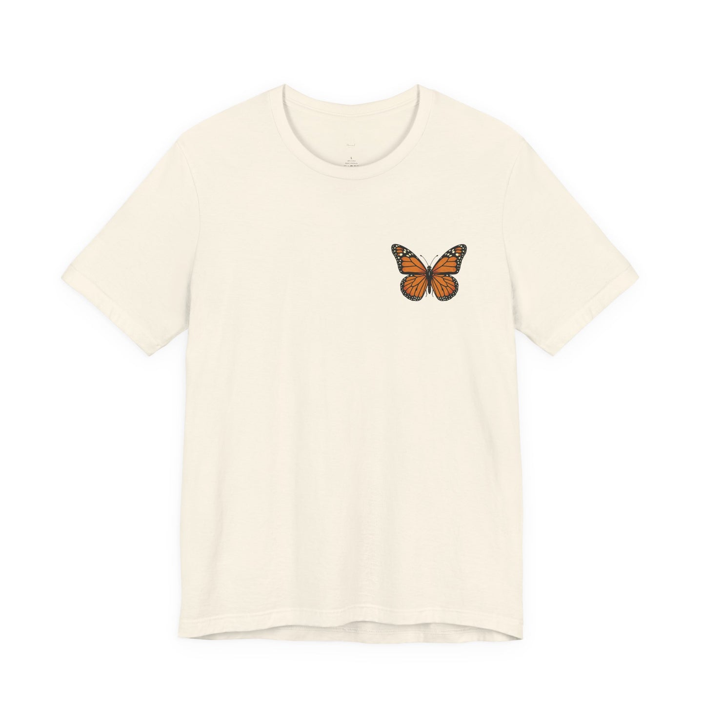 Subtle from the front. Stunning from behind. This Monarch Butterfly Tee