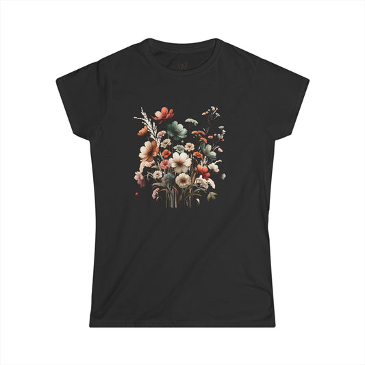 Wildflower Meadow Tee | Watercolor Floral Women's Shirt