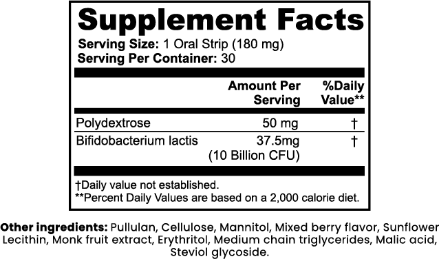 Gut Balance Probiotic + Metabolism Strips