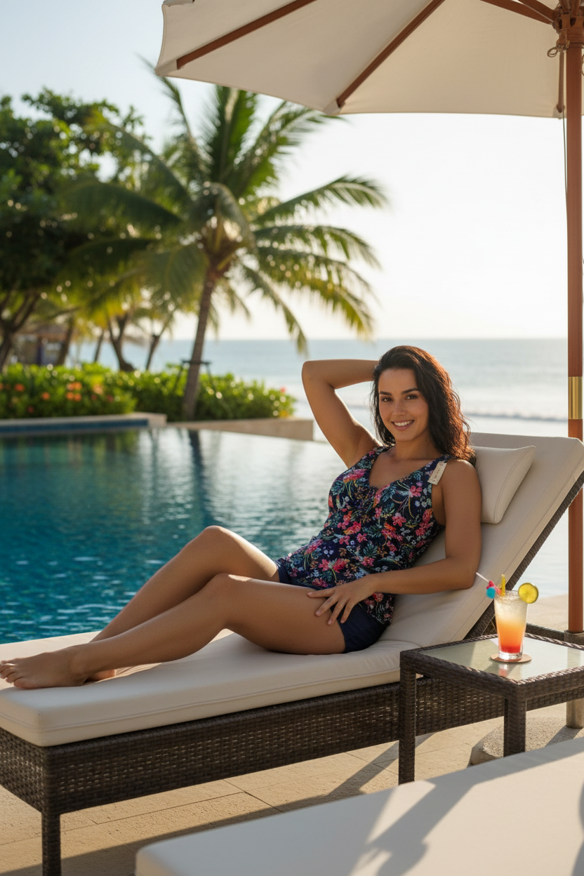 Tankini Poolside