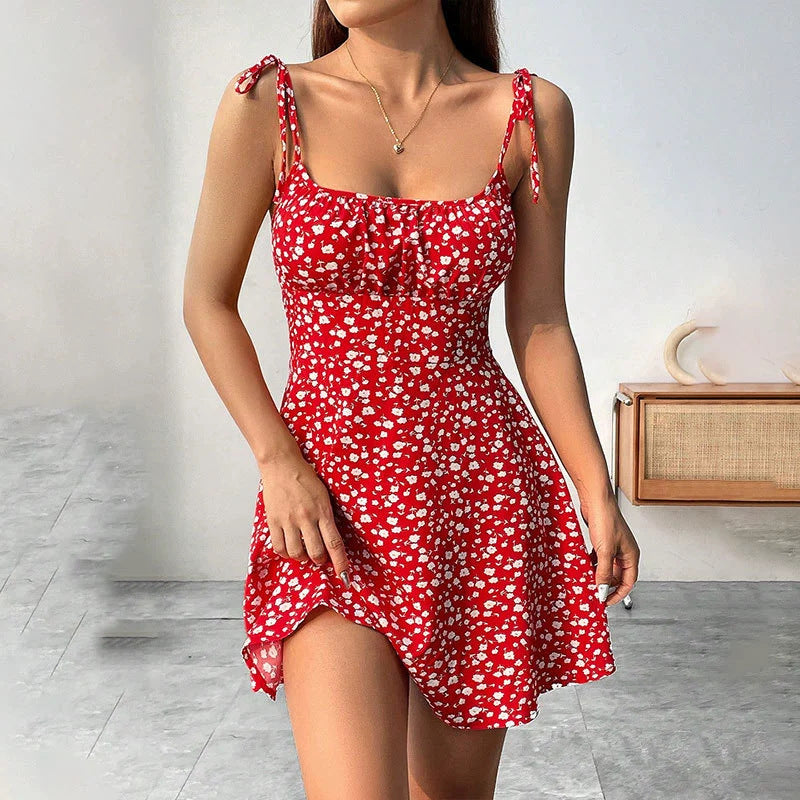 Floral A-Line Summer Dress