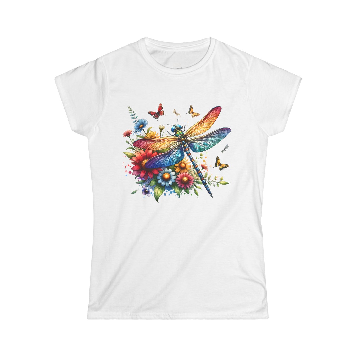 Dragonfly & Wildflower Graphic Tee