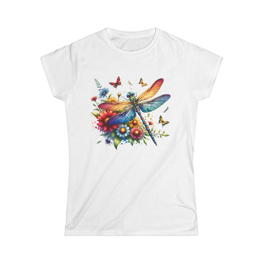 Dragonfly & Wildflower Graphic Tee