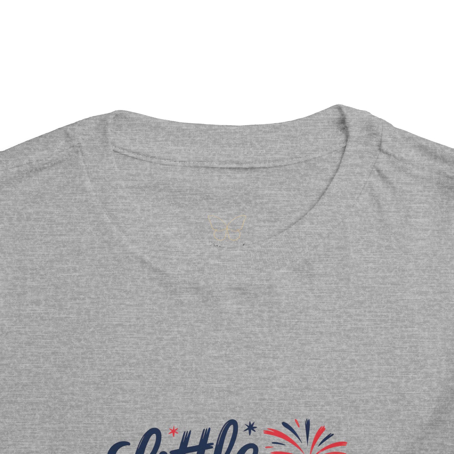 Little Miss Firecracker Toddler Tee | Patriotic 4th of July Kids Shirt