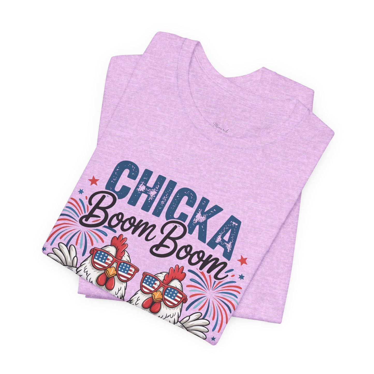 Chicka Boom Boom Chicken T-Shirt — Patriotic Funny Farm Tee