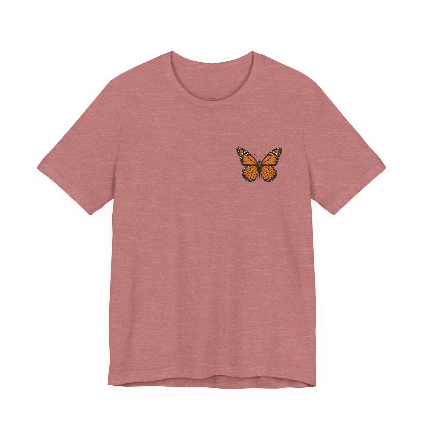 Subtle from the front. Stunning from behind. This Monarch Butterfly Tee
