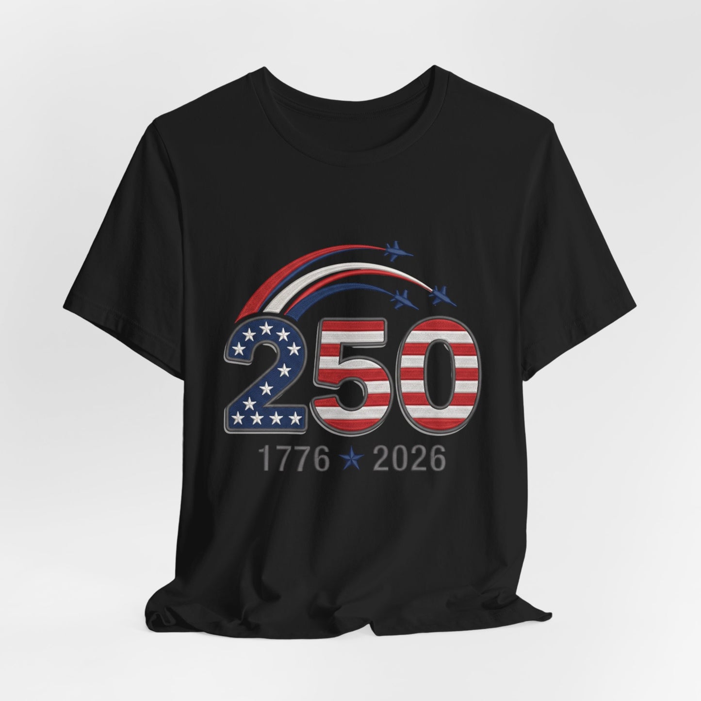 250th Anniversary USA Flag T-Shirt — 1776–2026 Bicentennial Celebration Tee