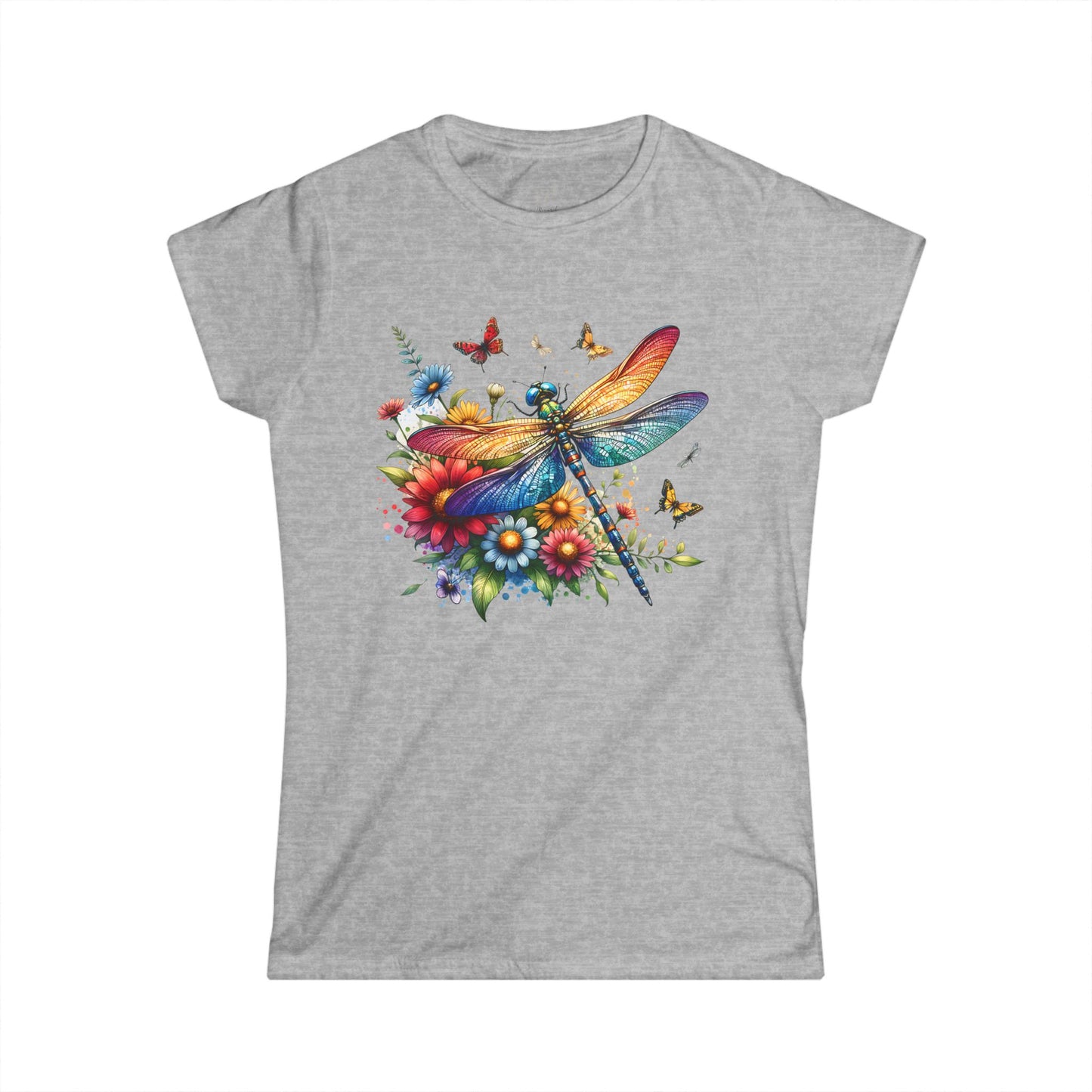 Dragonfly & Wildflower Graphic Tee