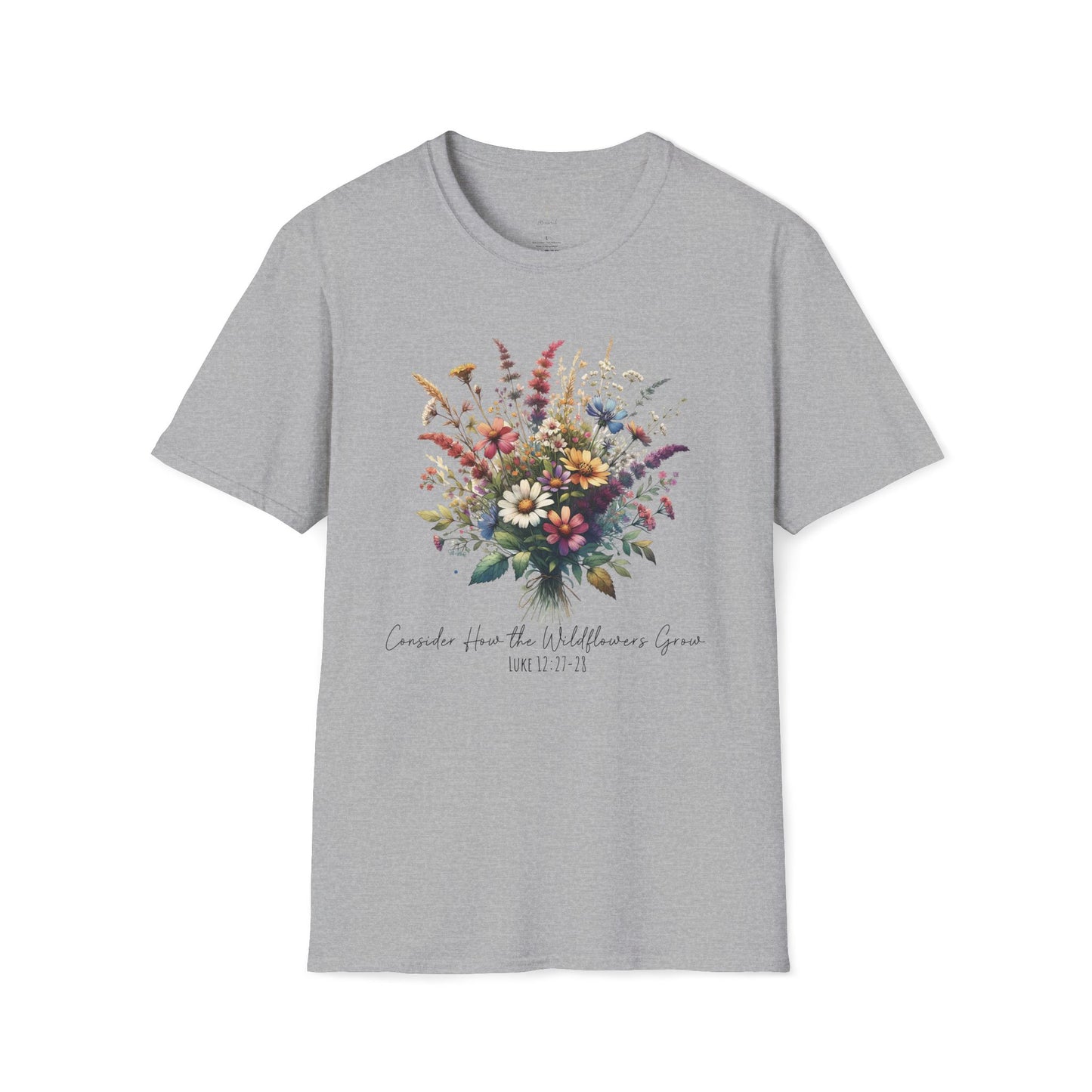 Floral Bouquet Tee — Watercolor Wildflower Garden T-Shirt