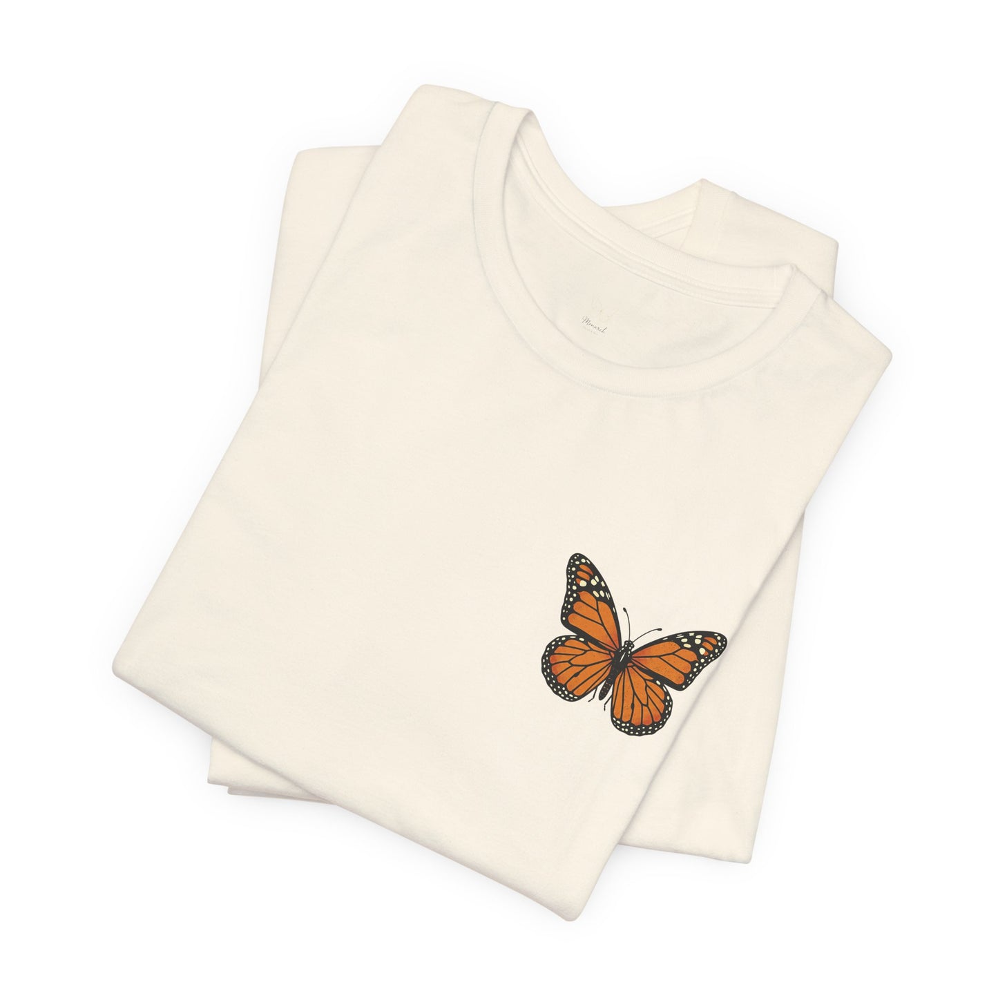Subtle from the front. Stunning from behind. This Monarch Butterfly Tee