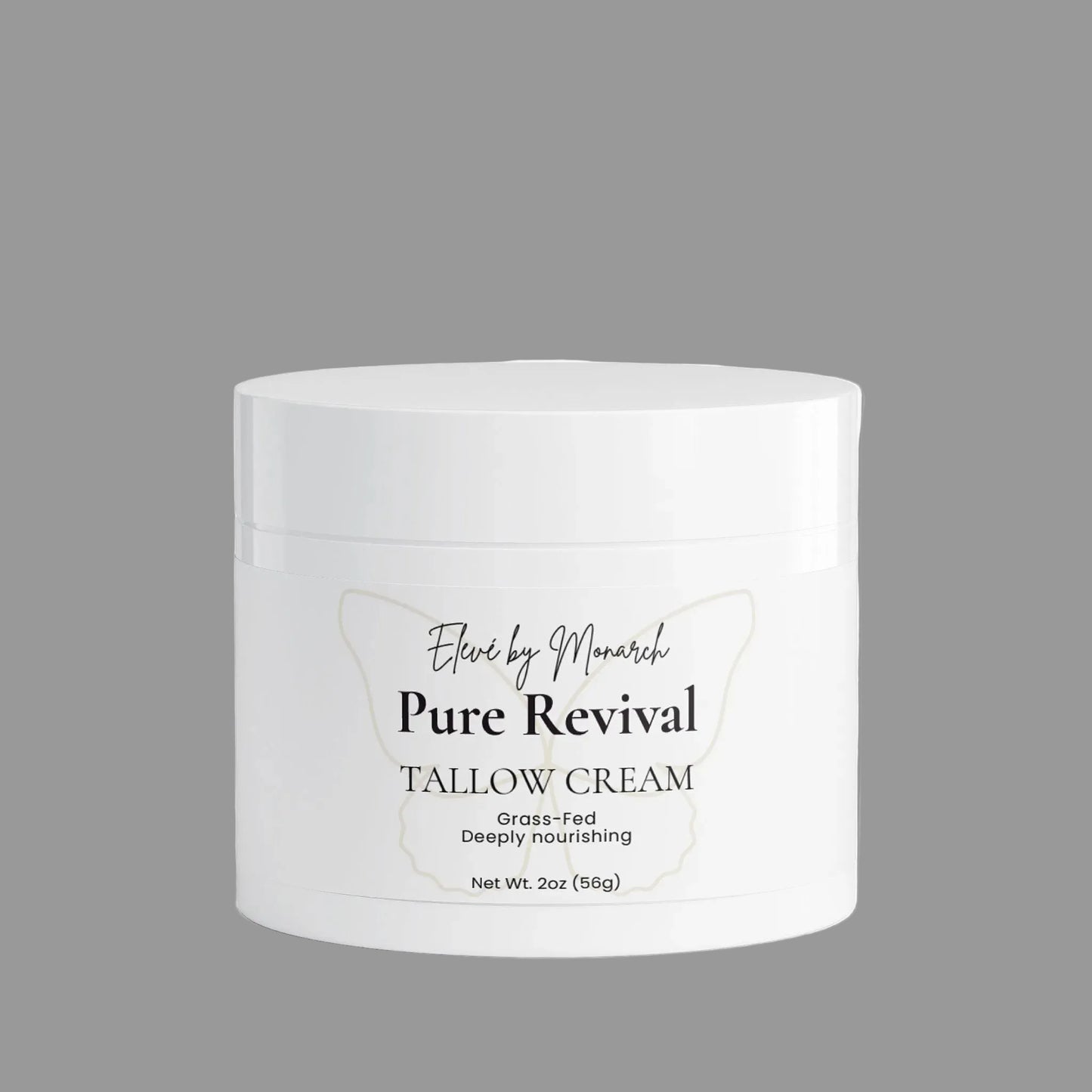 Pure Revival Tallow Cream is a back-to-basics luxury moisturizer made from Grass-Fed and Finished Beef Tallow