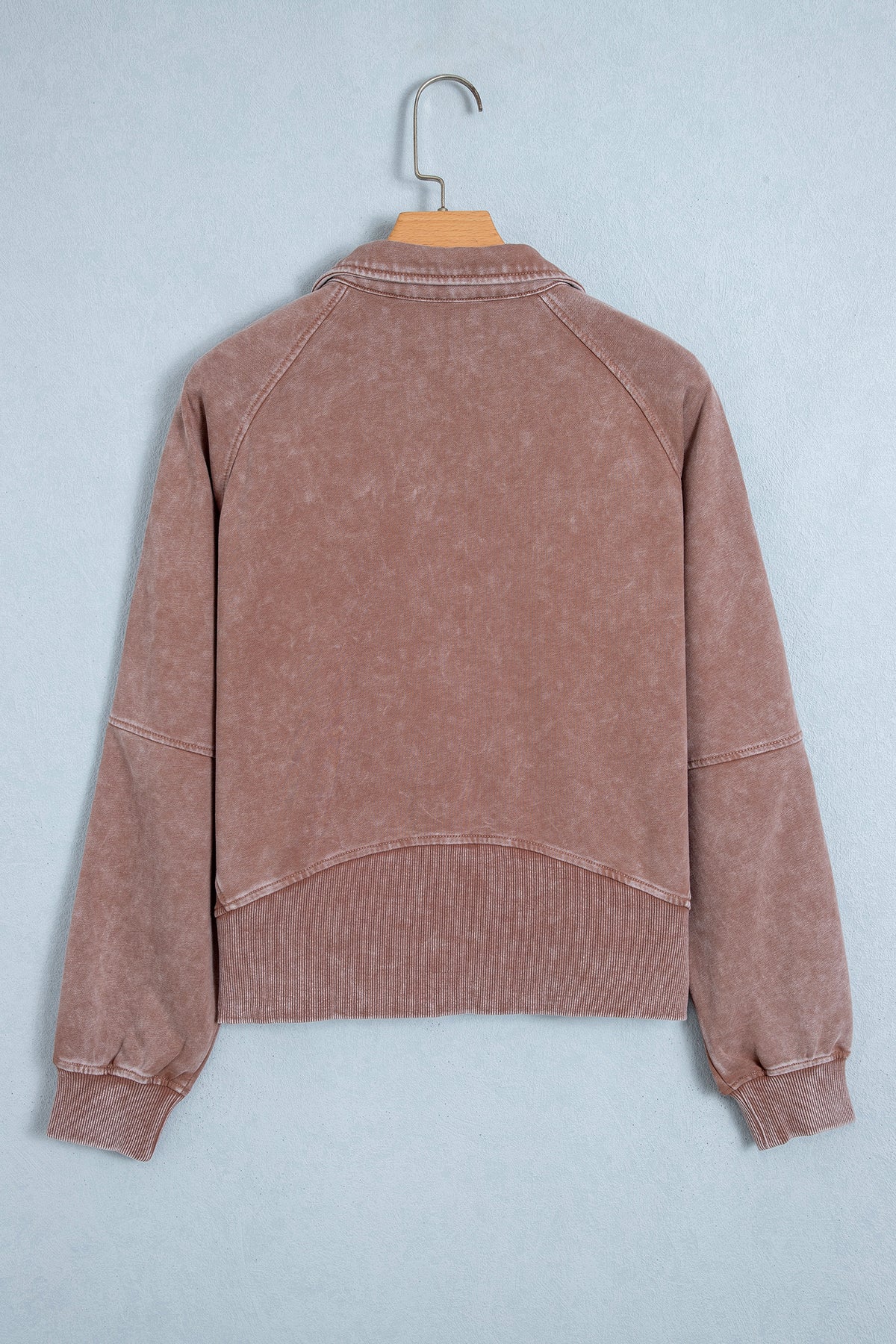 Chestnut Vintage Half-Zip Sweatshirt