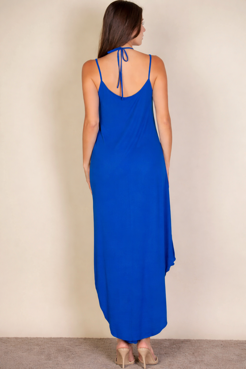 Double Strap Halter Cami Dress