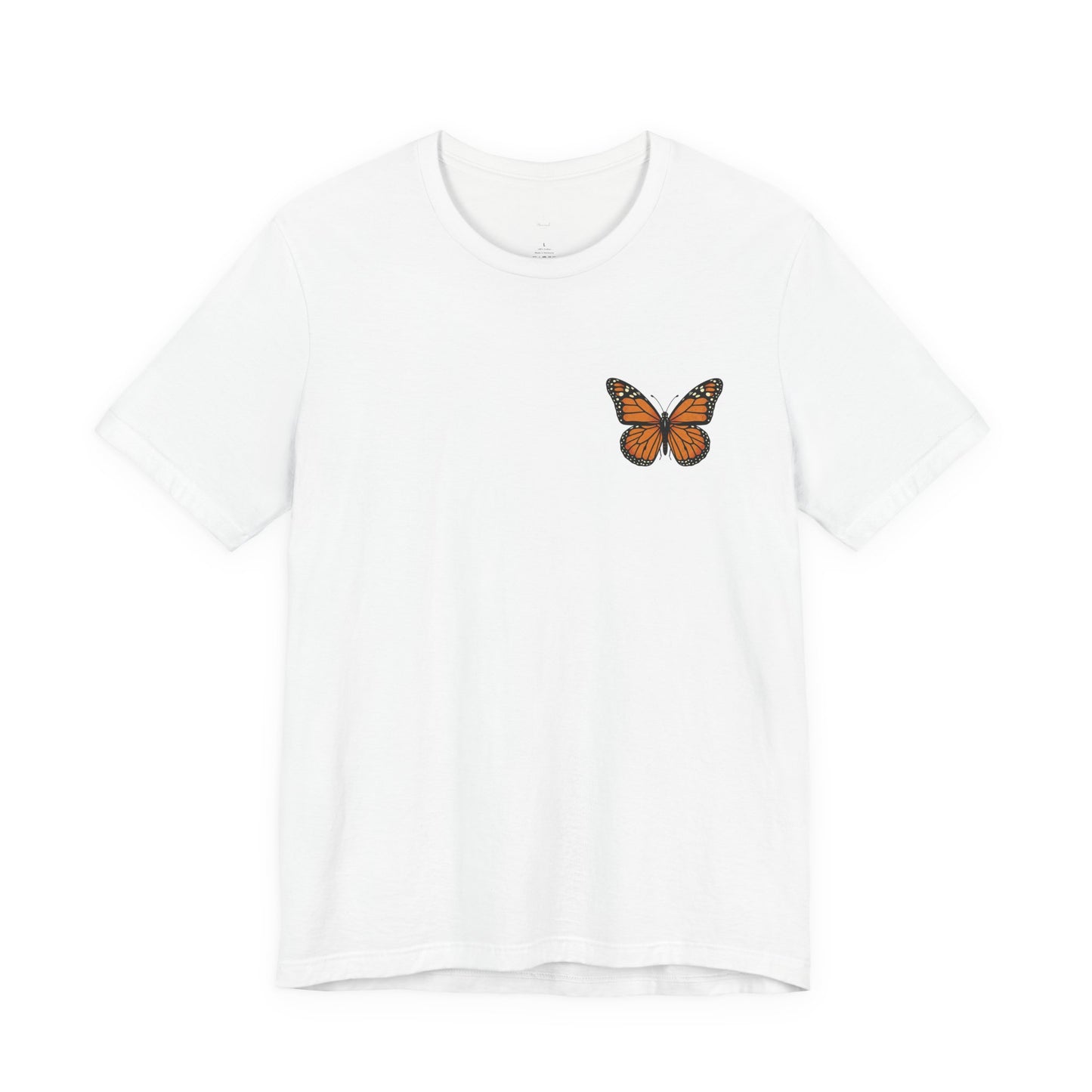 Subtle from the front. Stunning from behind. This Monarch Butterfly Tee