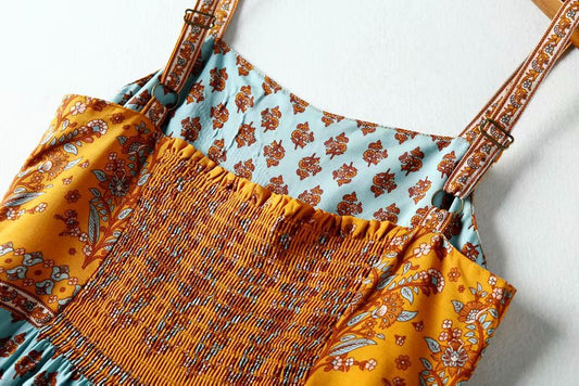 Printed Sling Overalls