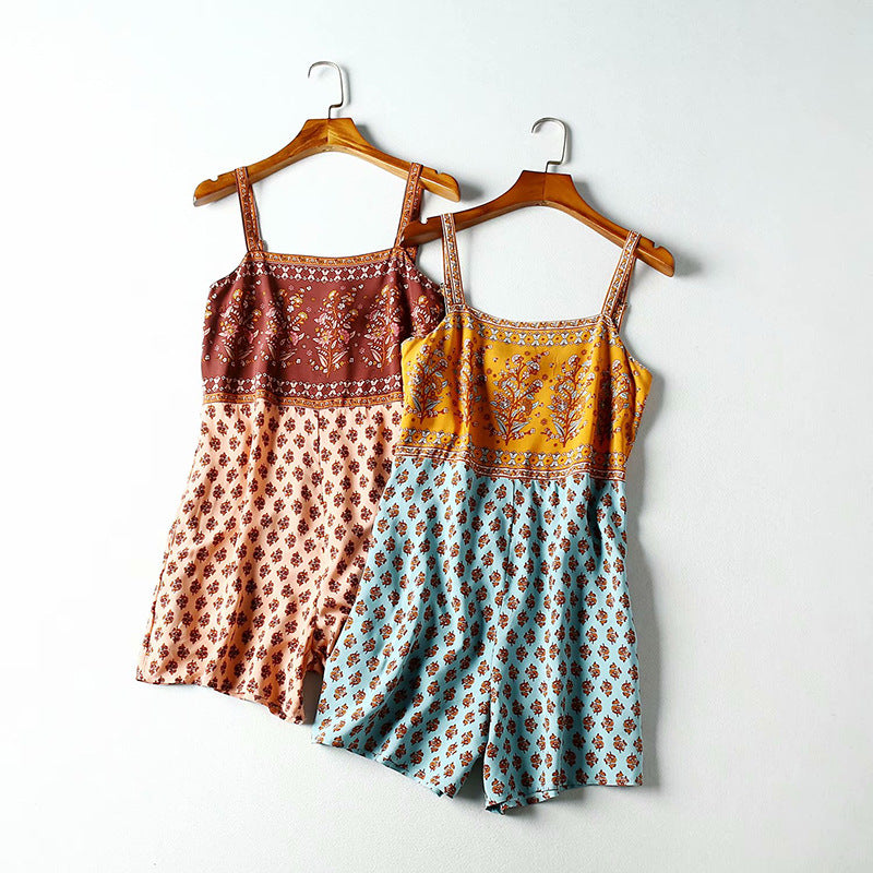 Printed Sling Overalls