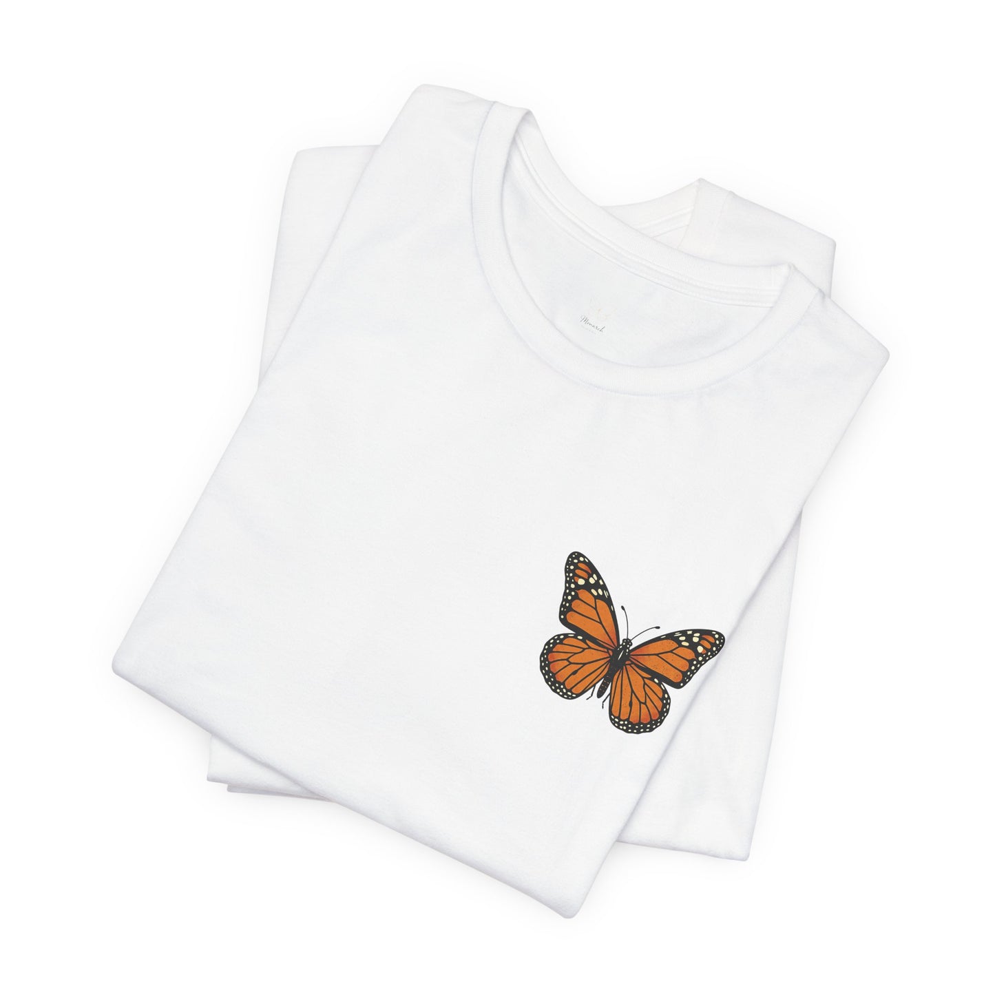 Subtle from the front. Stunning from behind. This Monarch Butterfly Tee