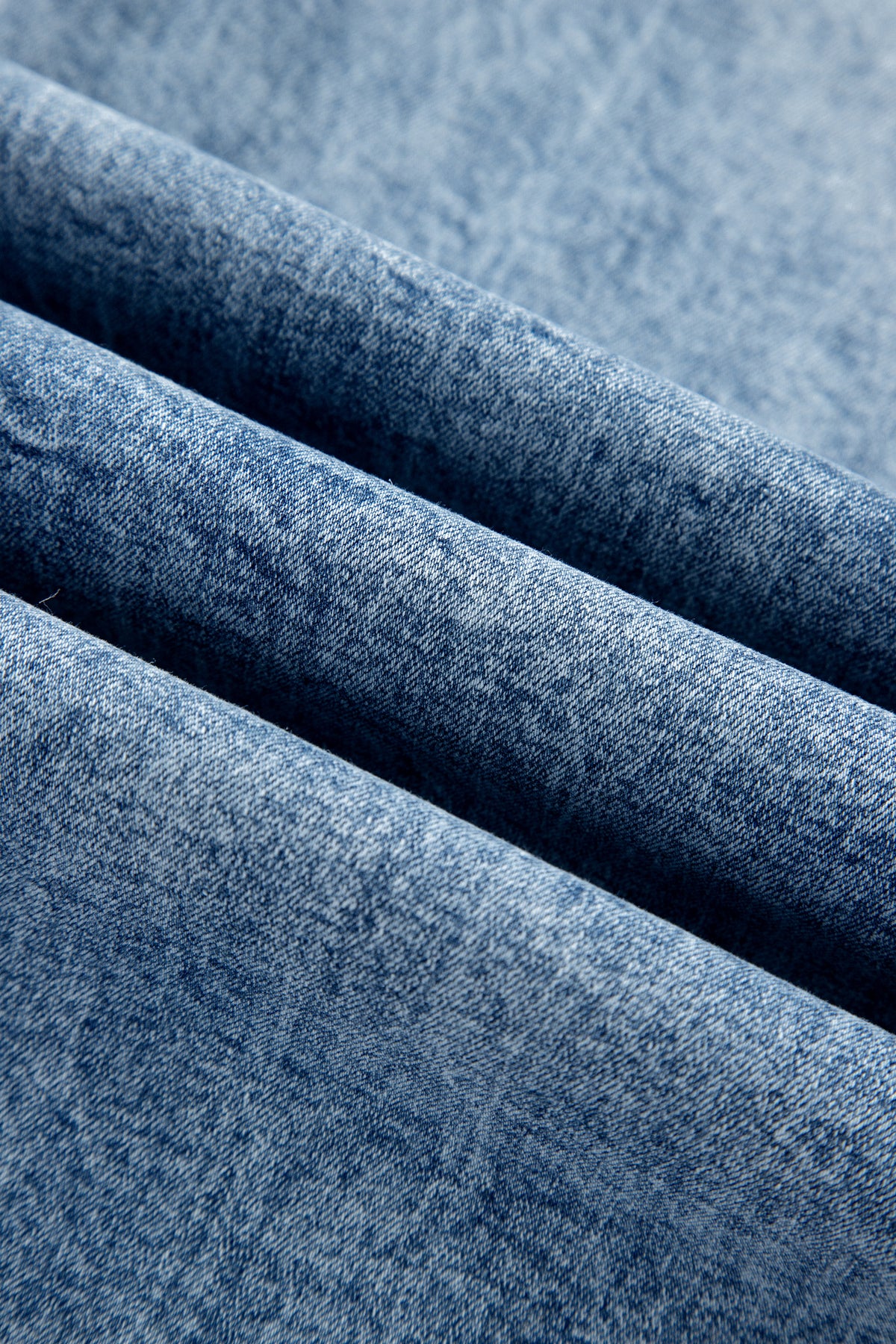 Acid Wash High Rise Flare Jeans