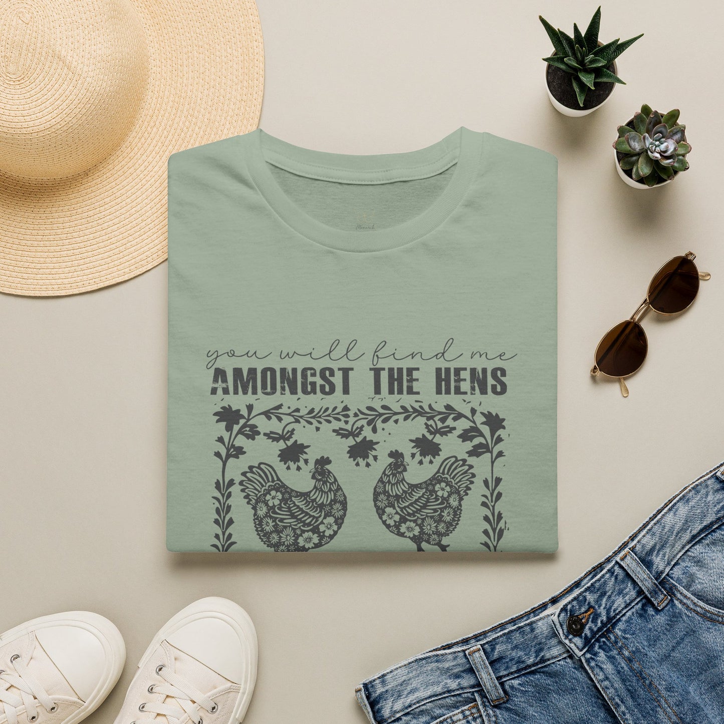 Find me Amongst the CHickens and the Wildflowers