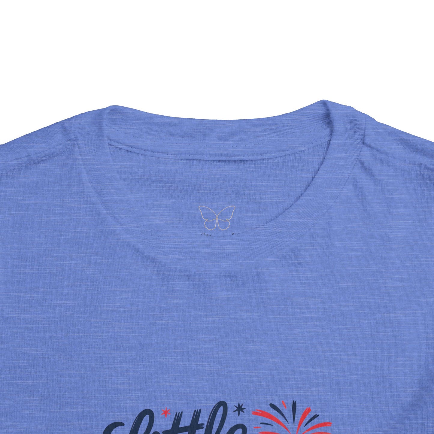 Little Miss Firecracker Toddler Tee | Patriotic 4th of July Kids Shirt