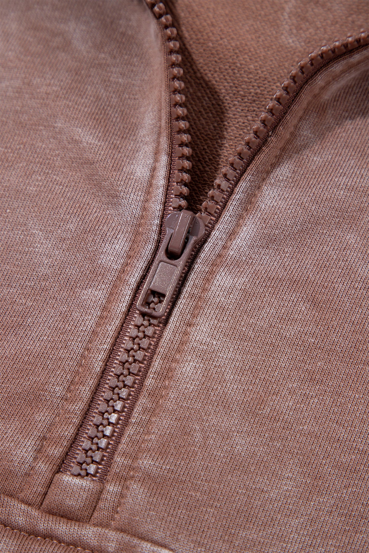Chestnut Vintage Half-Zip Sweatshirt