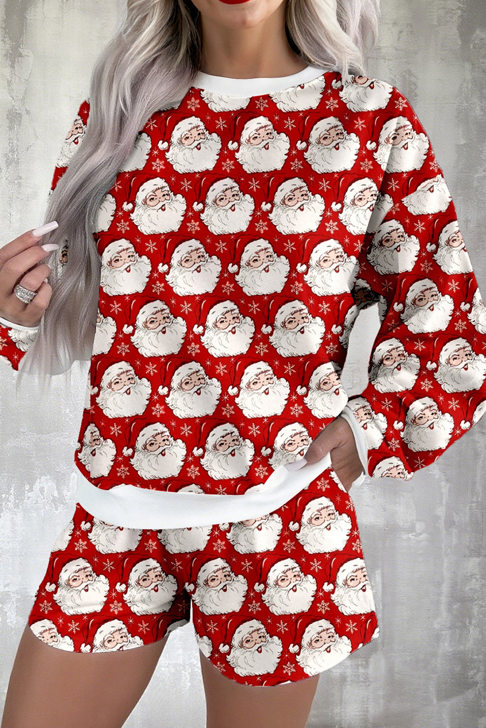 Ho Ho Ho Christmas Lounge Shorts Set