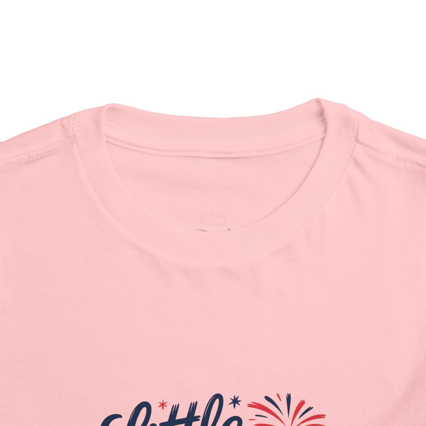 Little Miss Firecracker Toddler Tee | Patriotic 4th of July Kids Shirt