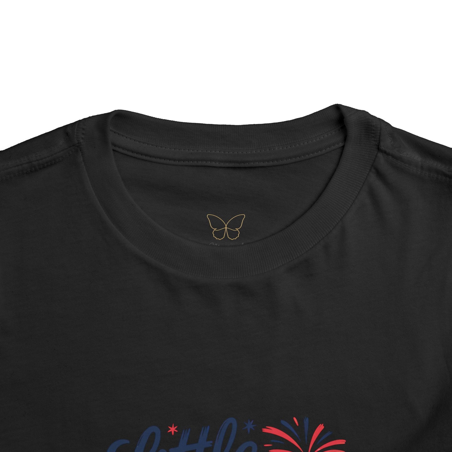 Little Miss Firecracker Toddler Tee | Patriotic 4th of July Kids Shirt