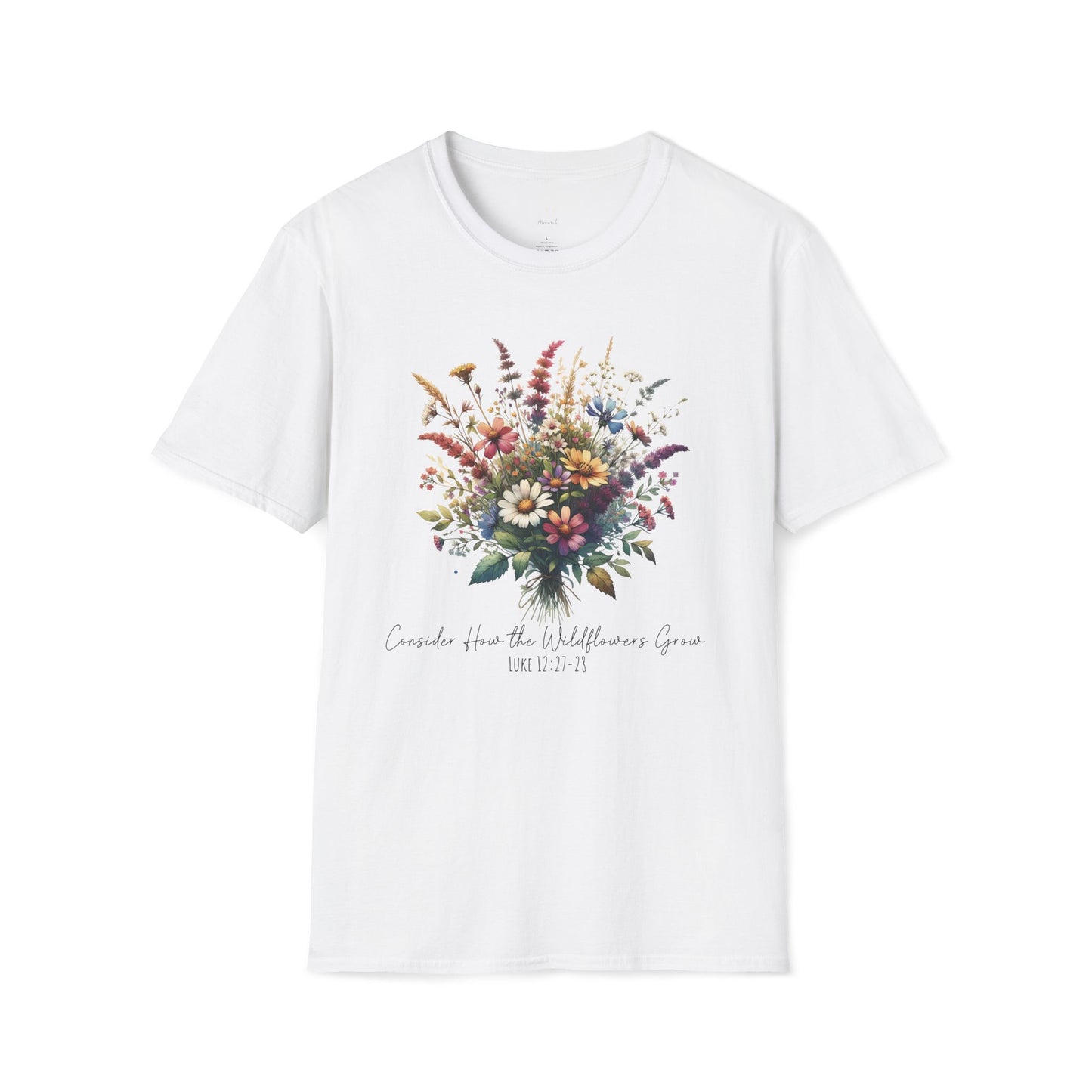 Floral Bouquet Tee — Watercolor Wildflower Garden T-Shirt