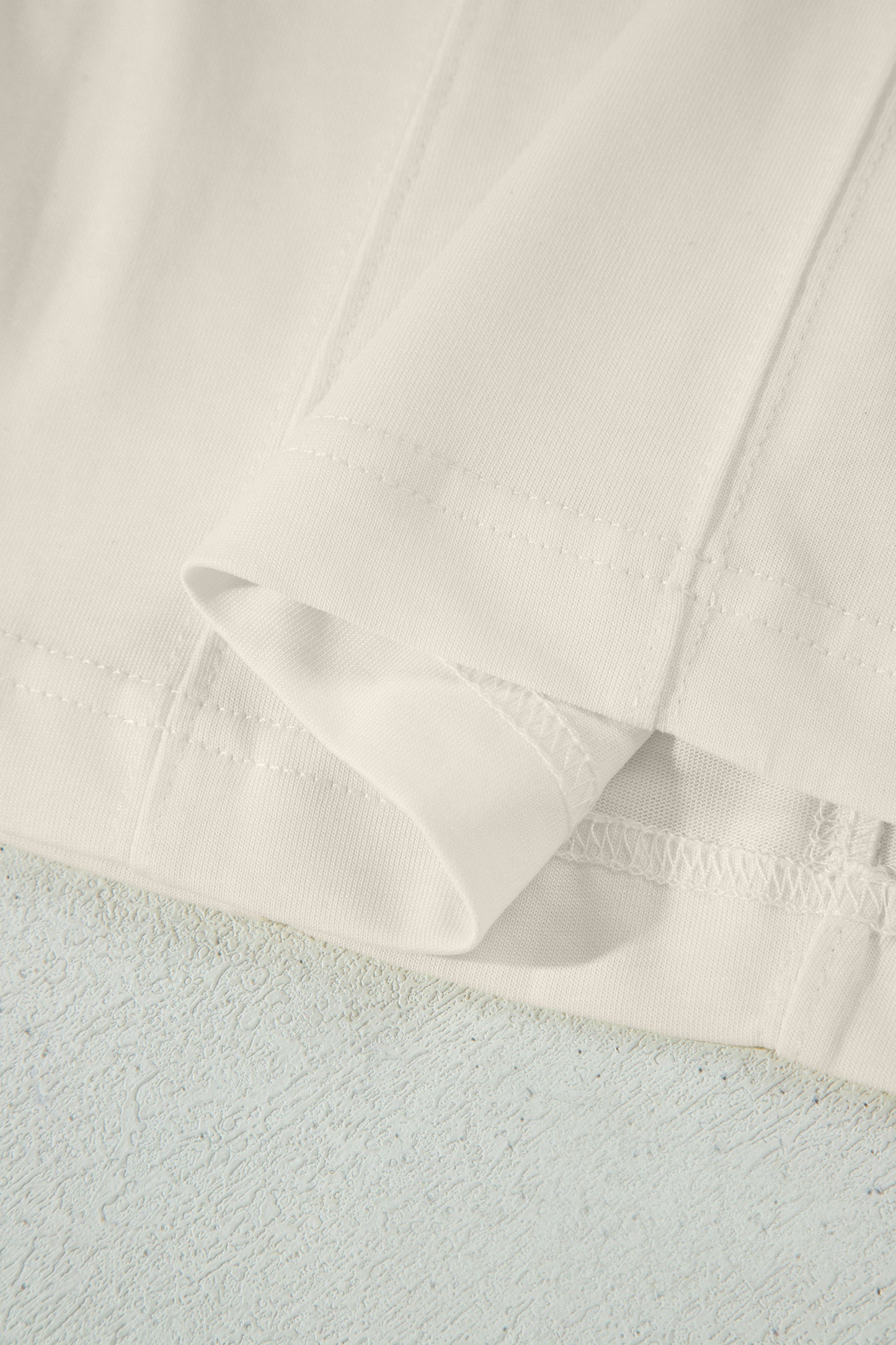 Stitched Detail Loose Tank Top & Shorts Set