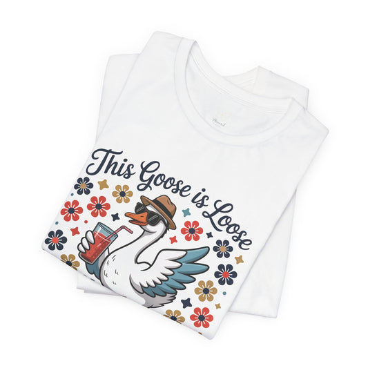 This Goose is Loose — Red, White & Booze Tee