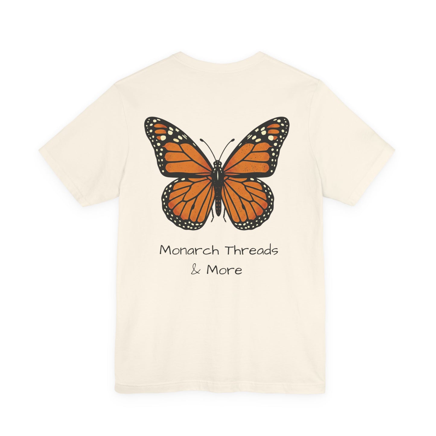 Subtle from the front. Stunning from behind. This Monarch Butterfly Tee
