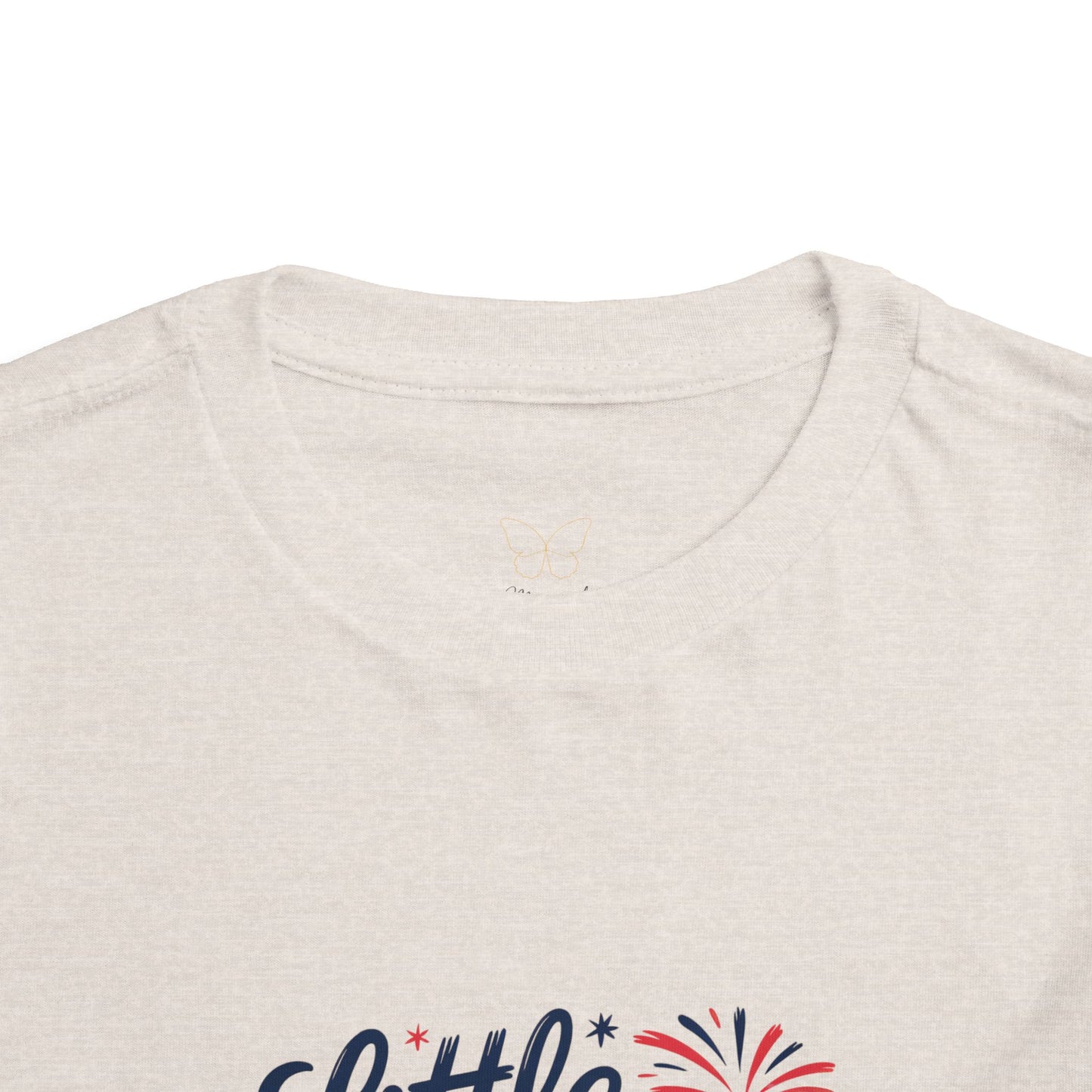 Little Miss Firecracker Toddler Tee | Patriotic 4th of July Kids Shirt