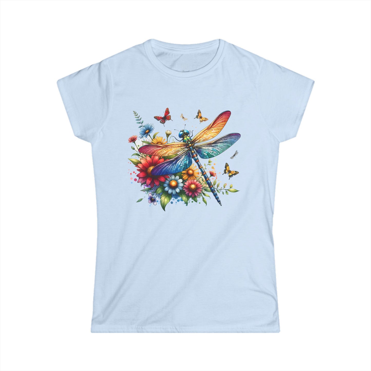 Dragonfly & Wildflower Graphic Tee