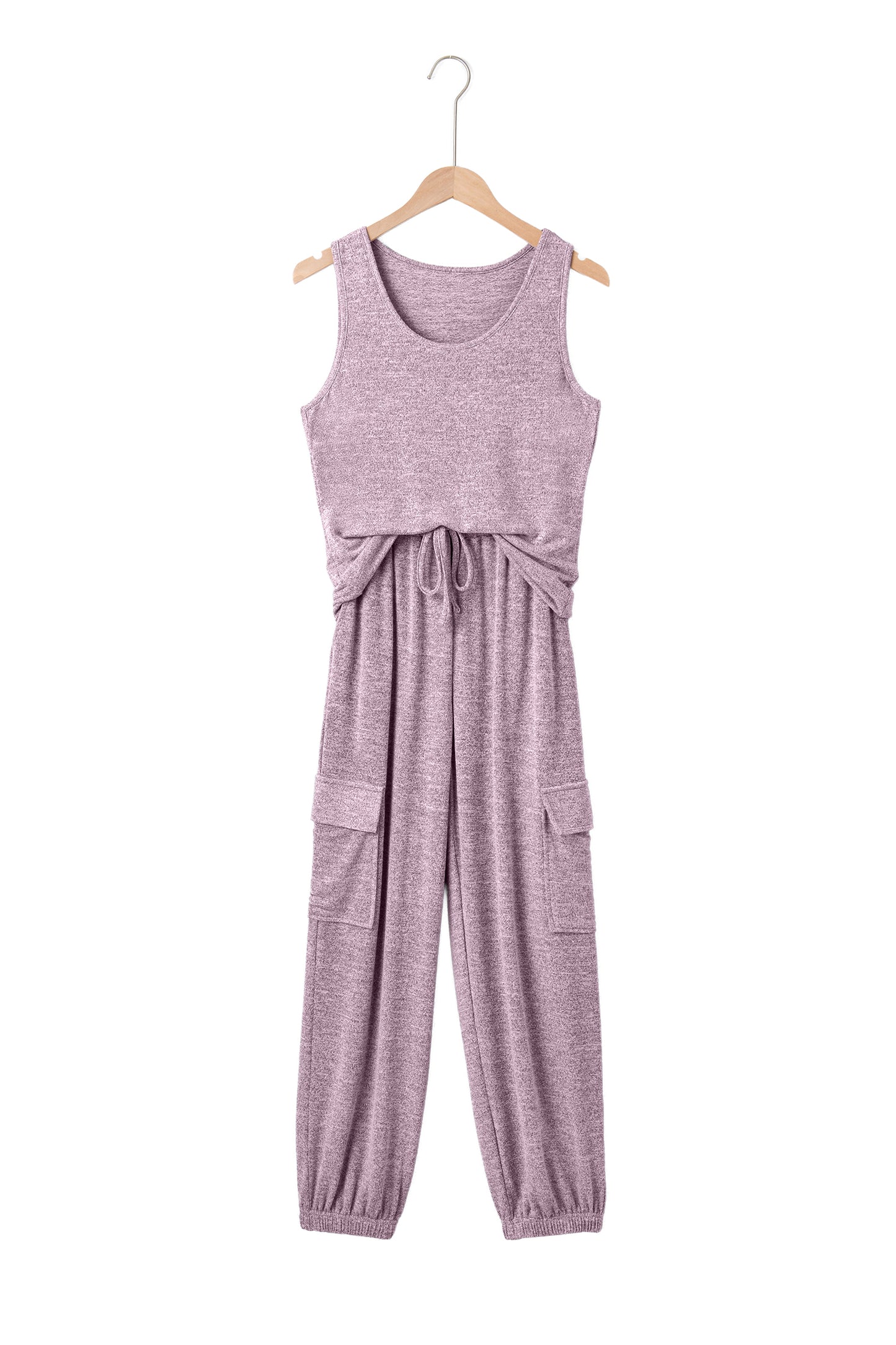 Casual Tank & Drawstring Jogger Set