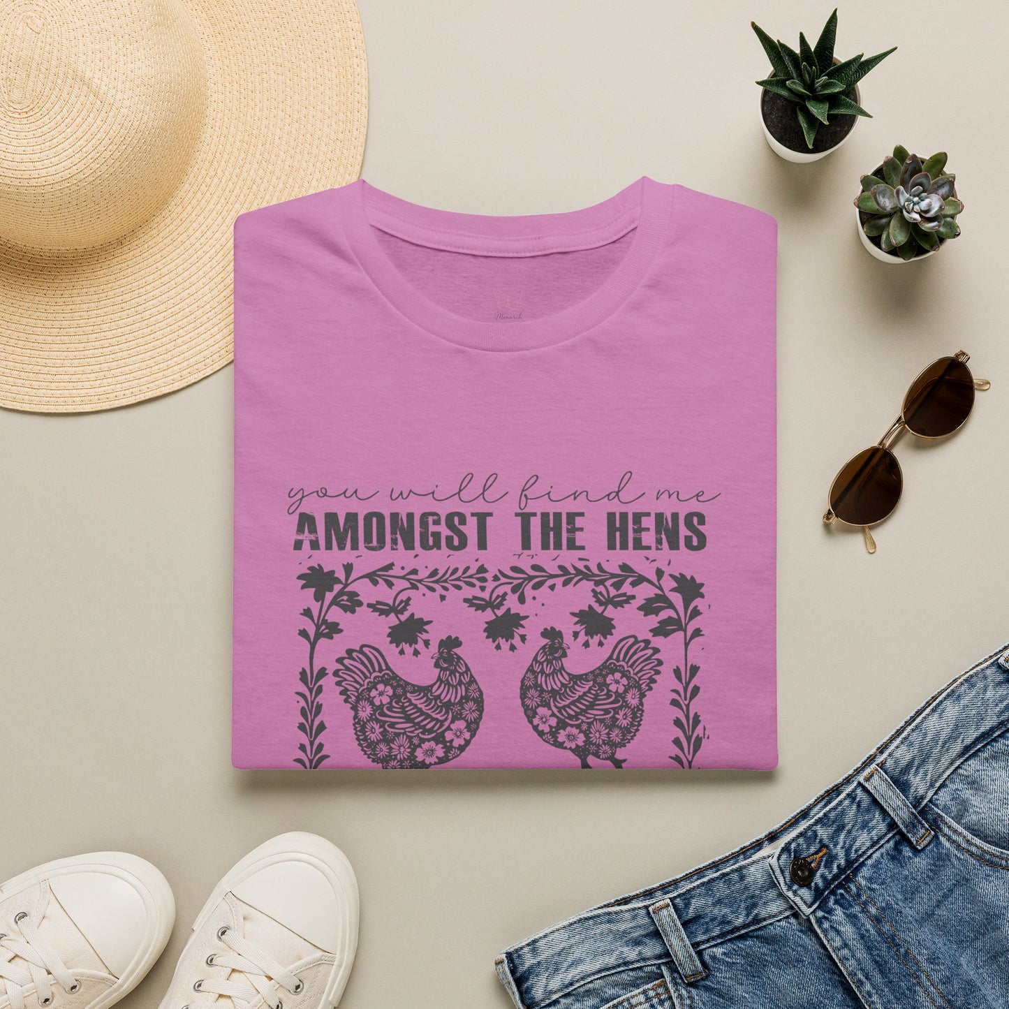 Find me Amongst the CHickens and the Wildflowers