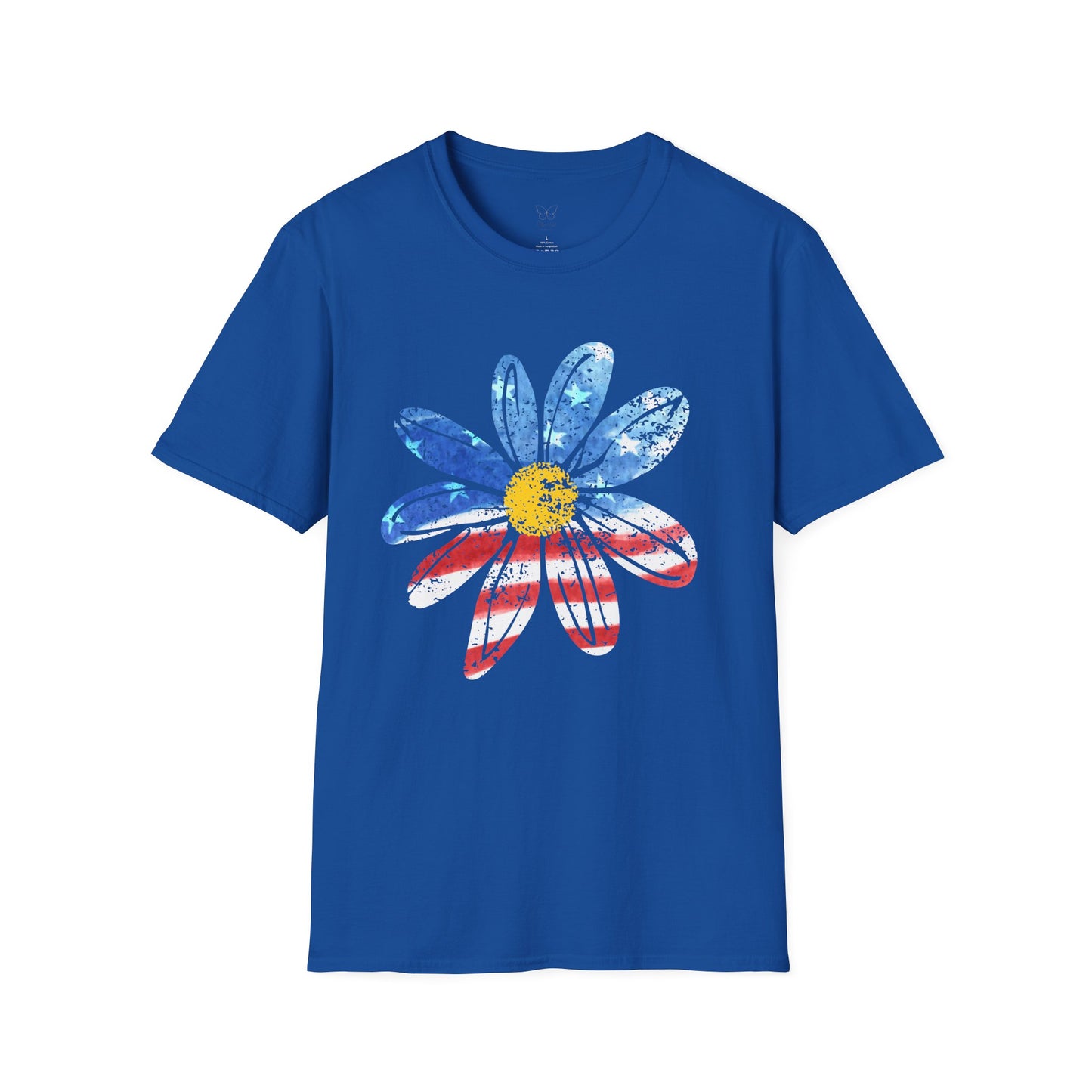 American Flag Daisy T-Shirt
