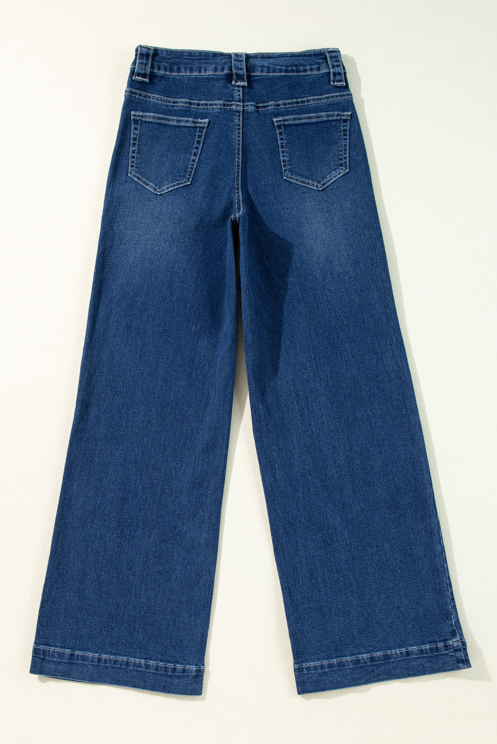 The jeans that do everything right. These wide leg, high waist jeans in a clean sail blue denim are the kind of pair you reach for again and again