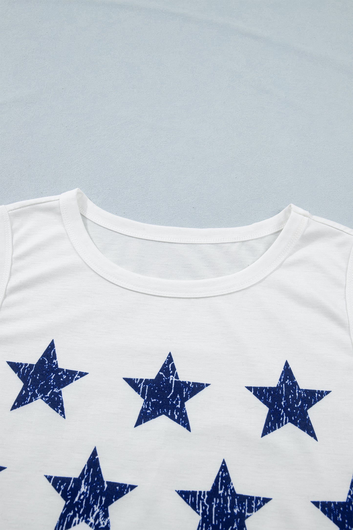 Vintage Stars & Stripes Tank Top – Patriotic Graphic Tee for Women