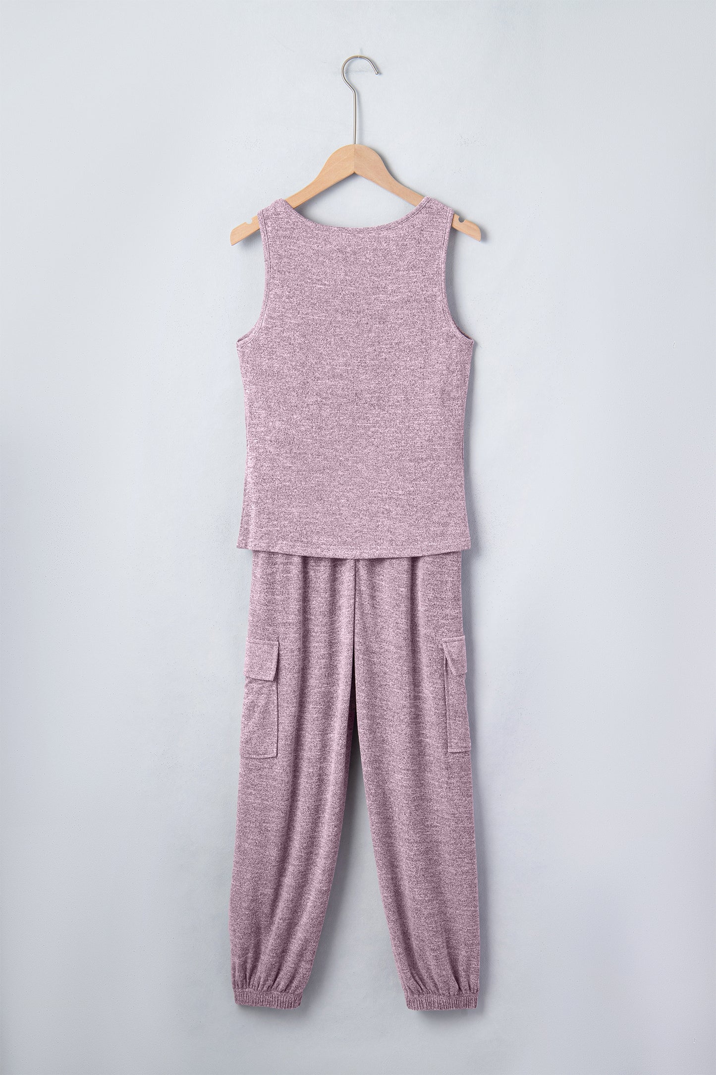 Casual Tank & Drawstring Jogger Set