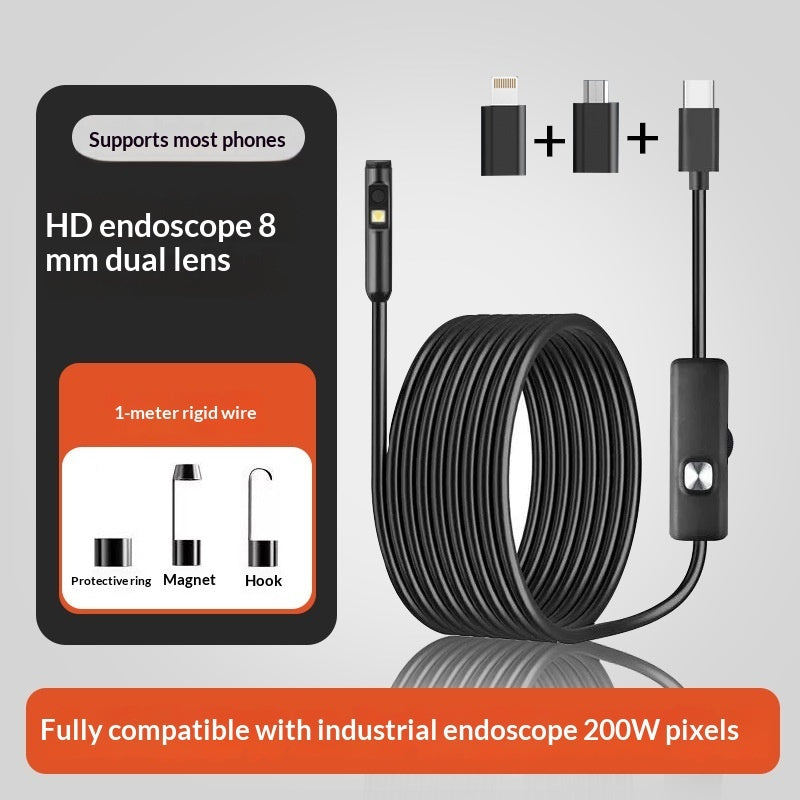 High-definition Endoscope For Automotive Repair With A Wide-angle View