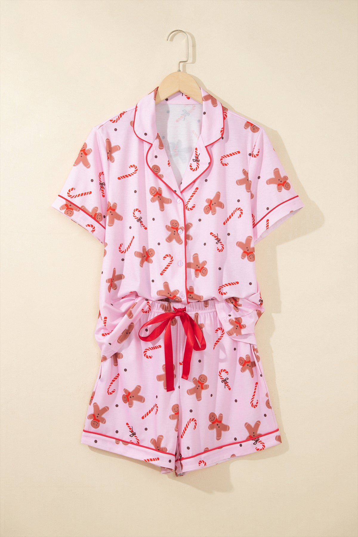 Pink Gingerbread Candy Cane Lounge Set