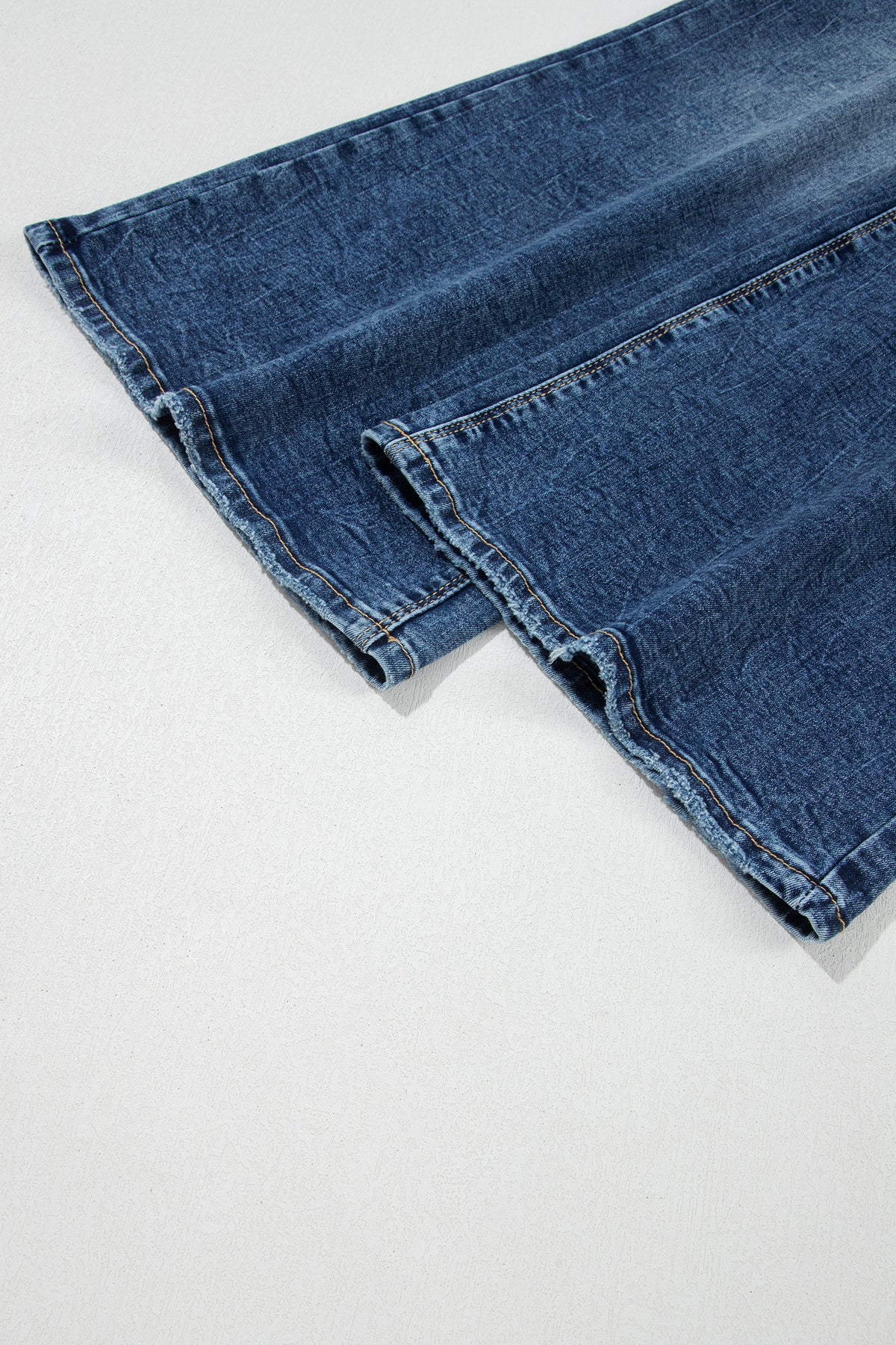 Acid Wash High Rise Flare Jeans